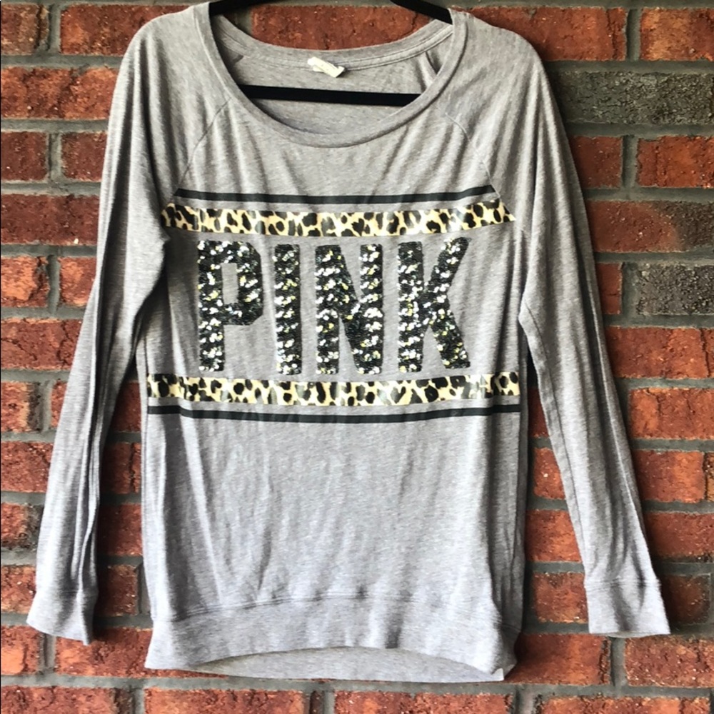 PINK Victoria’s Secret Long Sleeve With Sequins